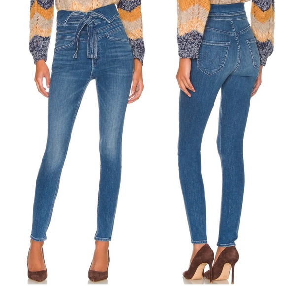 MOTHER •27• The Triple Stack Looker in Wish On A Star Jeans - Picture 1 of 13